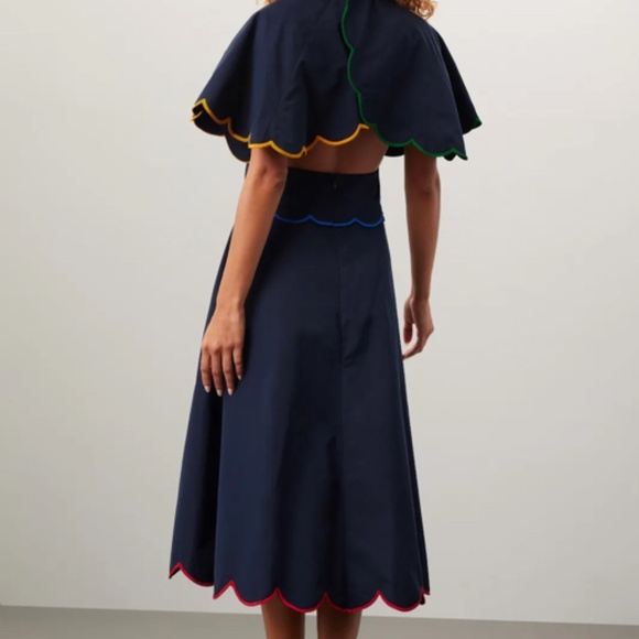 💙🔥ROSIE ASSOULIN NAVY BUTTERCUP DRESS🔥💙 - Picture 3 of 5